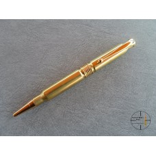 308 Bullet Pen Gold with Fancy Clip